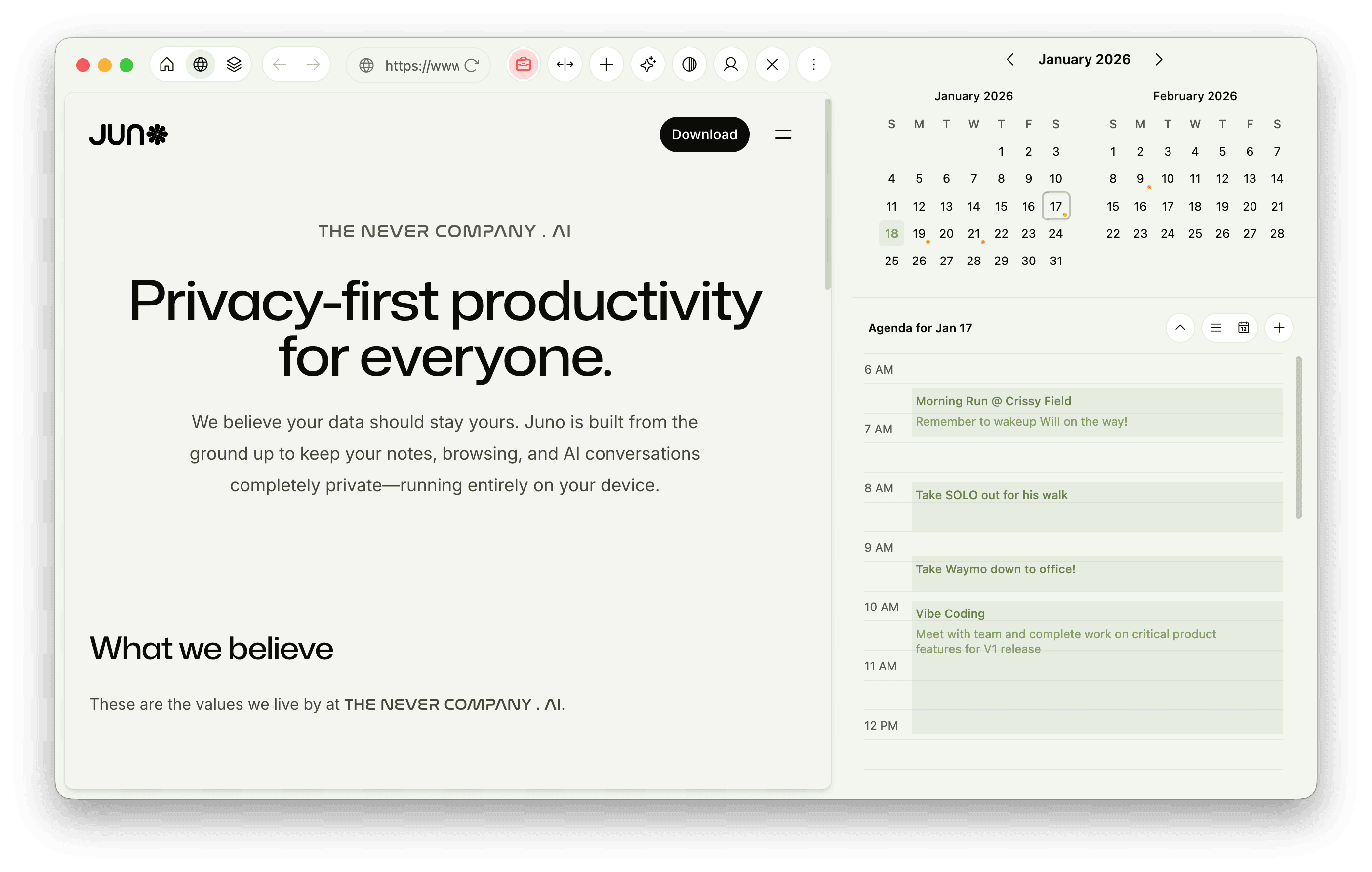 Juno - Your intelligent workspace